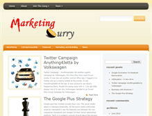 Tablet Screenshot of marketingcurry.com